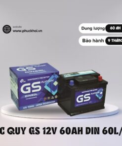 Ắc quy GS DIN60 L/R (12V - 60AH)
