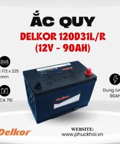 Ắc quy Delkor 120D31L/R (12V - 90AH)