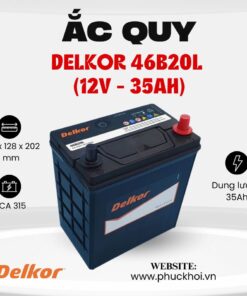 Ắc quy Delkor 46B20L (12V - 35AH)
