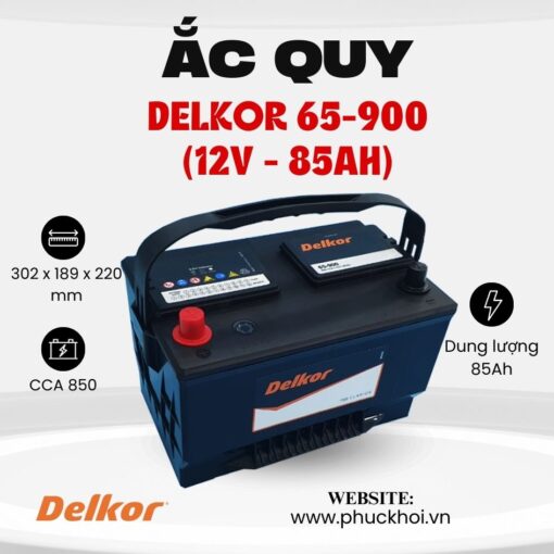 Ắc quy Delkor 65-900 (12V - 85AH)