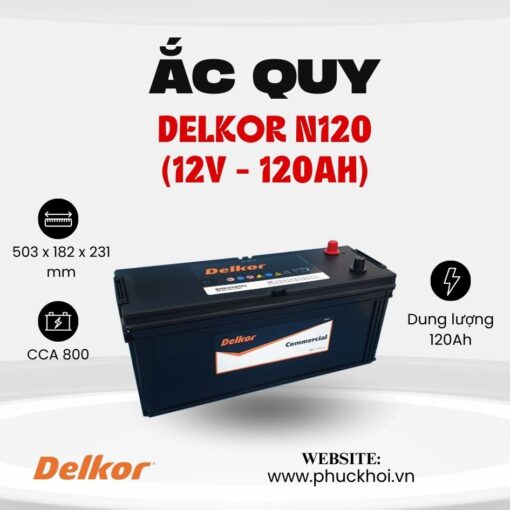 Ắc quy Delkor N120 (12V - 120AH)