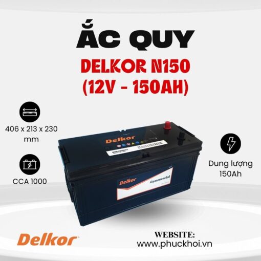Ắc quy Delkor N150 (12V - 150AH)