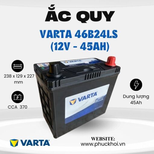 Ắc quy Varta 46B24LS (12V - 45Ah)
