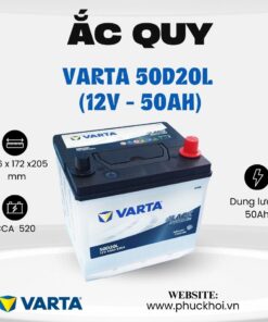 Ắc quy Varta 50D20L (12V - 50Ah)