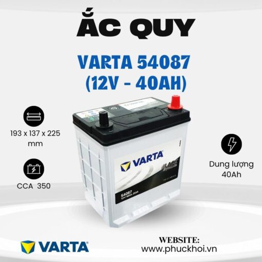Ắc quy Varta 54087 (12V - 40Ah)
