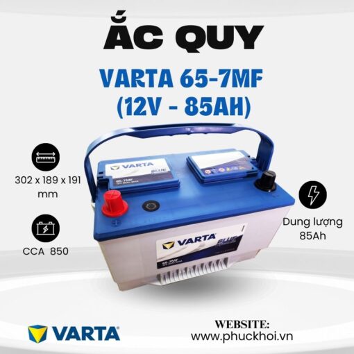 Ắc quy Varta 65-7MF (12V - 85Ah)