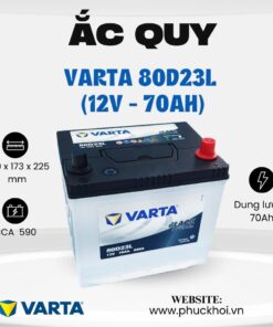 Ắc quy Varta 80D23L (12V - 70Ah)
