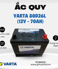 Ắc quy Varta 80D26L (12V - 70Ah)
