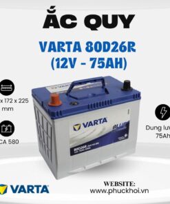 Ắc quy Varta 80D26R (12V - 75Ah)