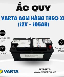 Ắc quy Varta AGM 105Ah theo xe (12V - 105Ah)
