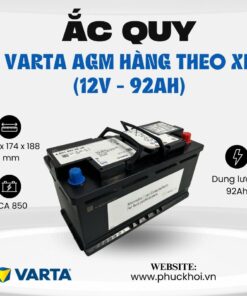 Ắc quy Varta AGM 92Ah theo xe (12V - 92Ah)