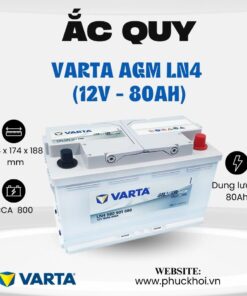 Ắc quy Varta AGM LN4 (12V - 80Ah)