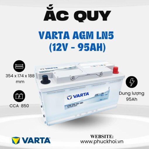 Ắc quy Varta AGM LN5 (12V - 95Ah)