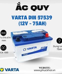 Ắc quy Varta Din 57539 (12V - 75Ah)