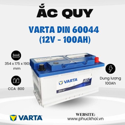 Ắc quy Varta Din 60044 (12V - 100Ah)
