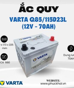 Ắc quy Varta Q85-115D23L (12V - 70Ah)