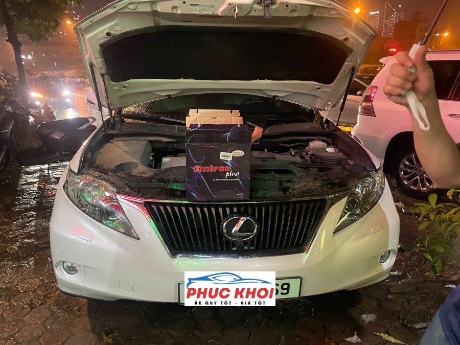 Thay ắc quy xe Lexus RX350 tận nơi ở Bắc Ninh