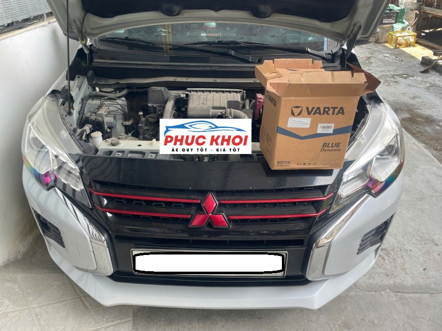 Thay ắc quy xe Mitsubishi Attrage ở Bắc Ninh 24h
