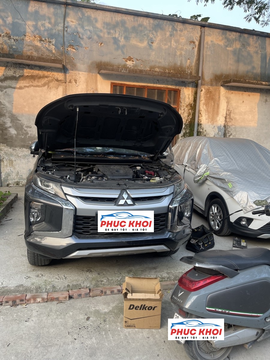 Thay ắc quy xe Mitsubishi Triton ở Bắc Giang 24h