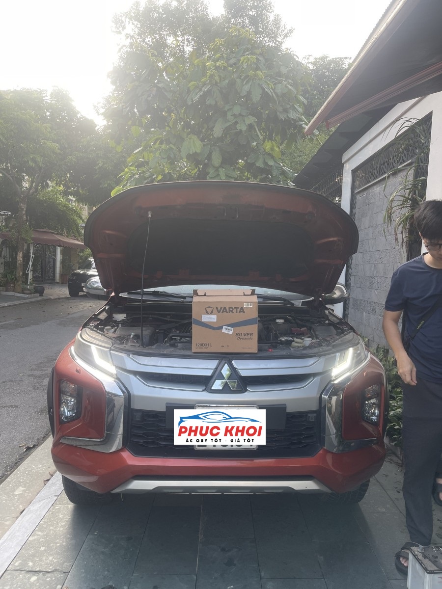 Thay ắc quy xe Mitsubishi Triton ở Bắc Ninh 24h