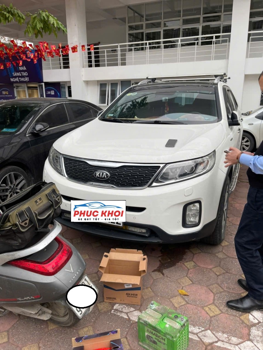 Cứu hộ 24h ắc quy xe Kia Sorento ở Từ Sơn, Bắc Ninh