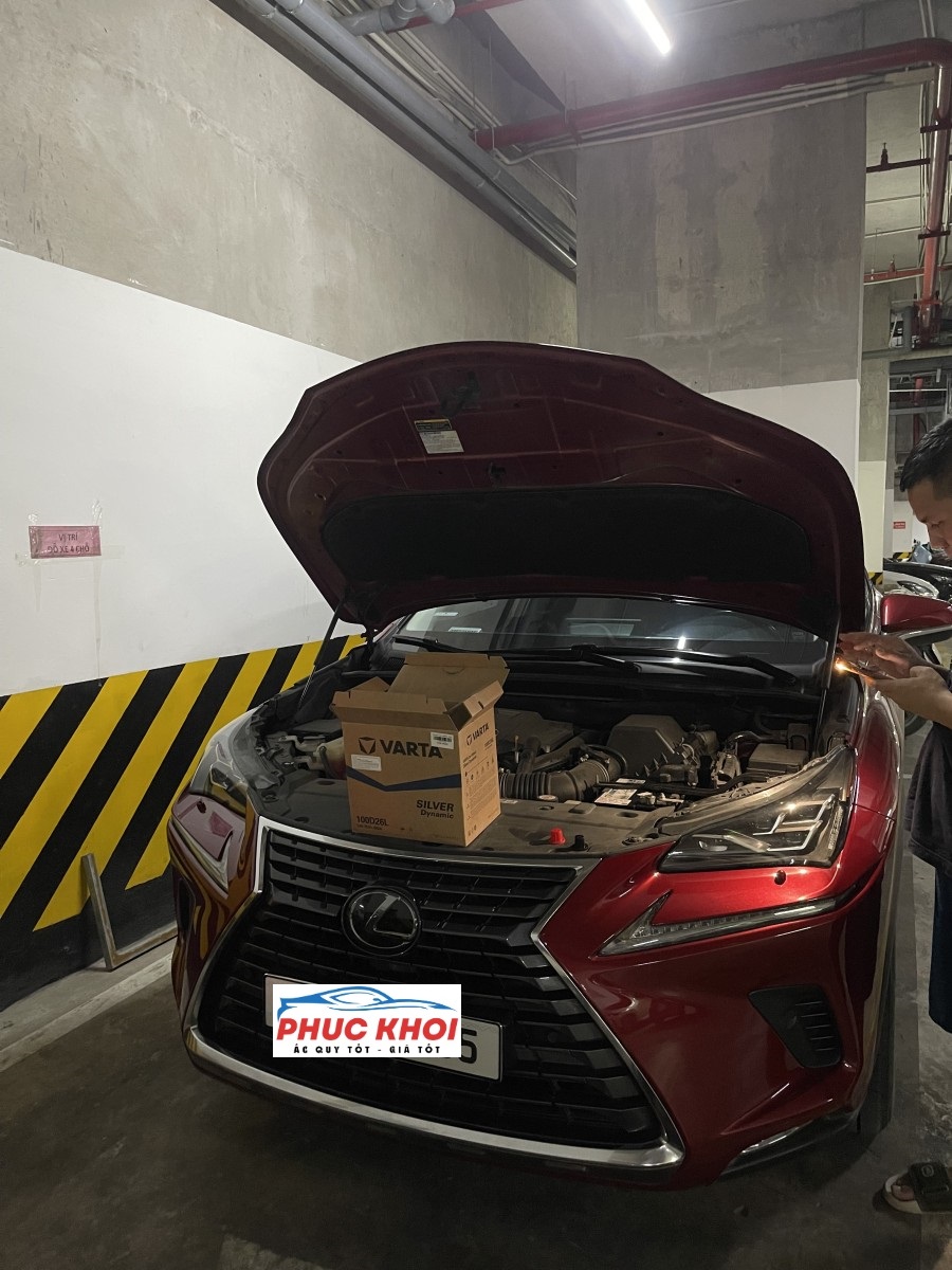 Thay ắc quy xe Lexus RX300 tận nơi ở Bắc Giang