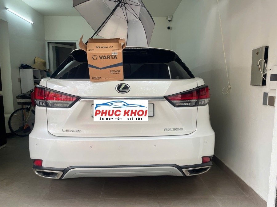 Thay ắc quy xe Lexus RX350 tận nơi ở Bắc Giang