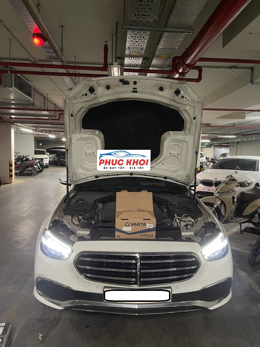 Thay ắc quy xe Mercedes E200 tận nơi ở Bắc Ninh