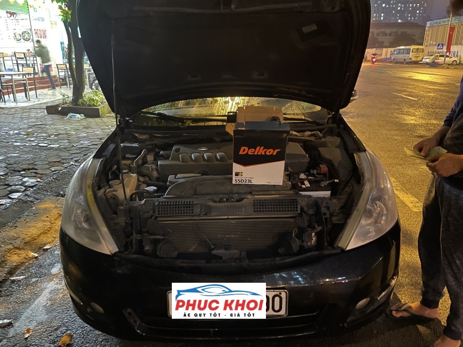 Thay ắc quy xe Nissan Teana tận nơi ở Bắc Giang