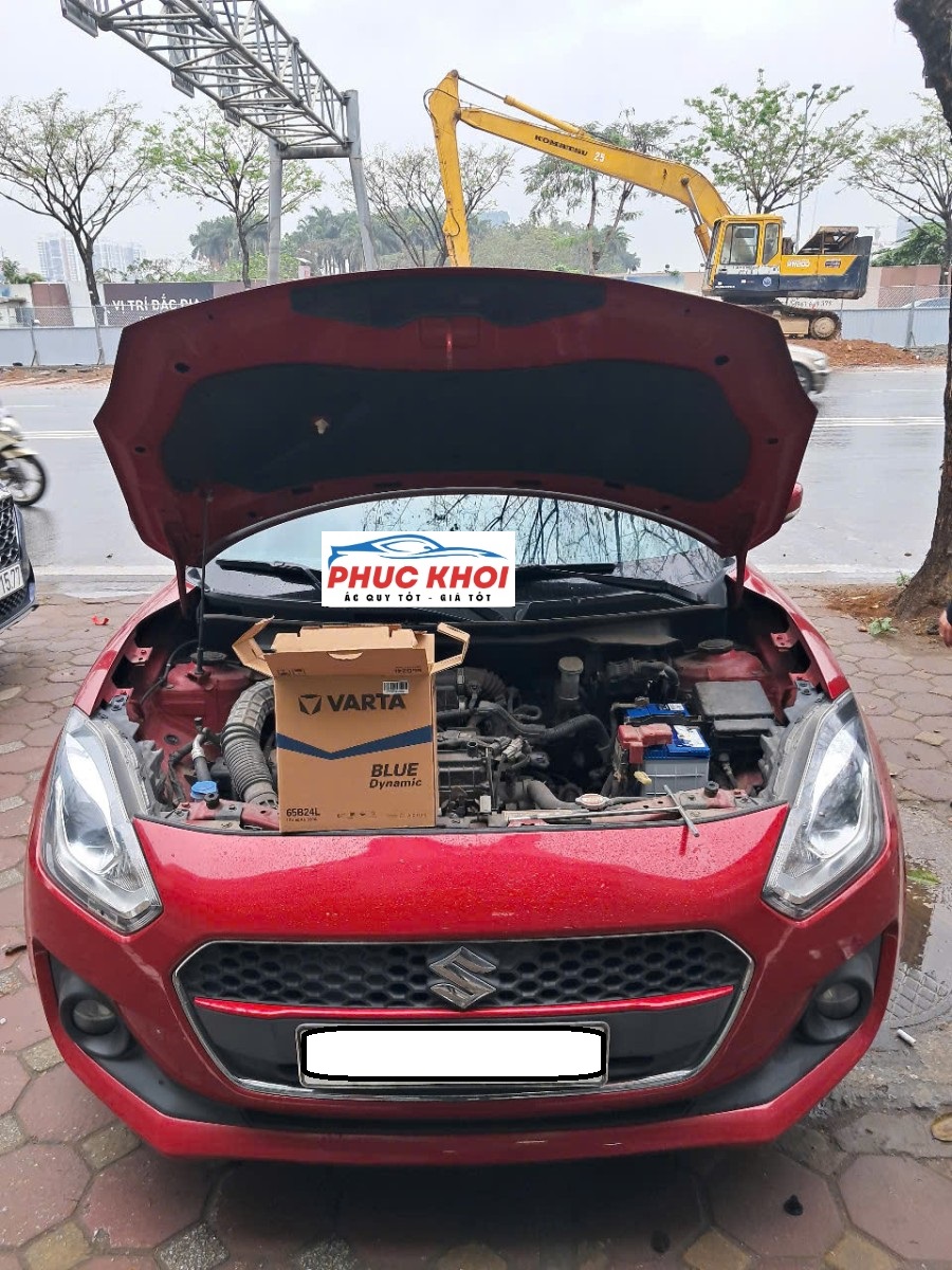 24H Thay ắc quy xe Suzuki Swift tận nơi ở Bắc Giang