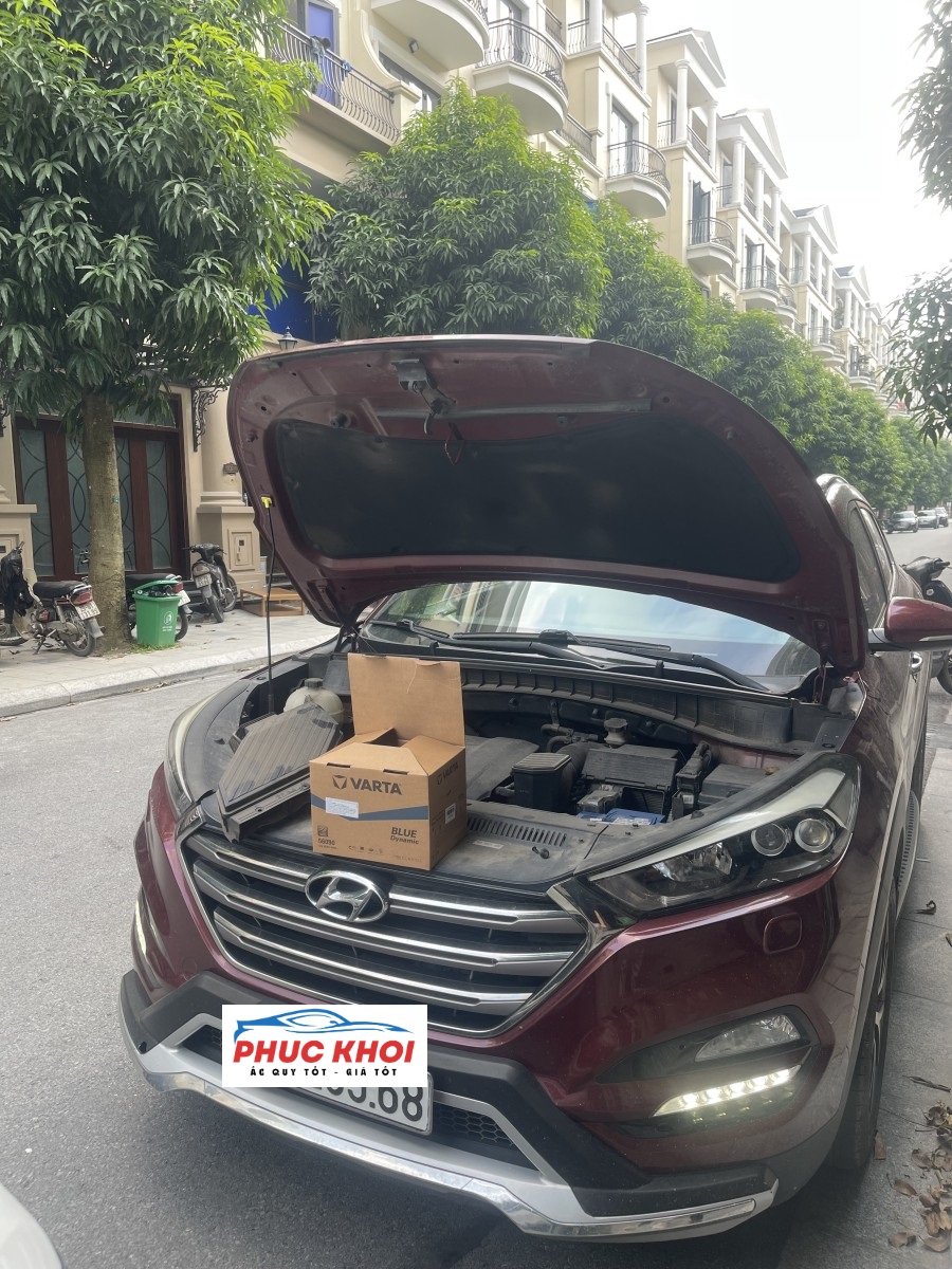 Thay ắc quy 24/7 xe Hyundai Tucson ở Bắc Ninh tận nơi