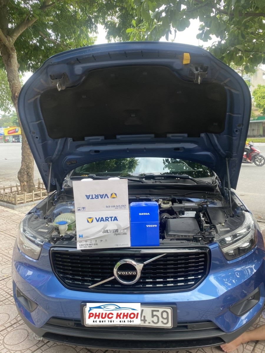 Thay ắc quy xe Volvo tận nơi 24/7 Bắc Giang