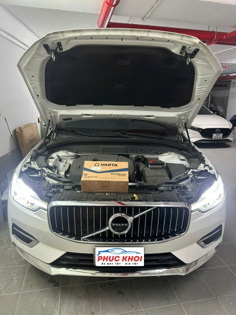 Thay ắc quy xe Volvo XC60 tận nơi ở Bắc Ninh