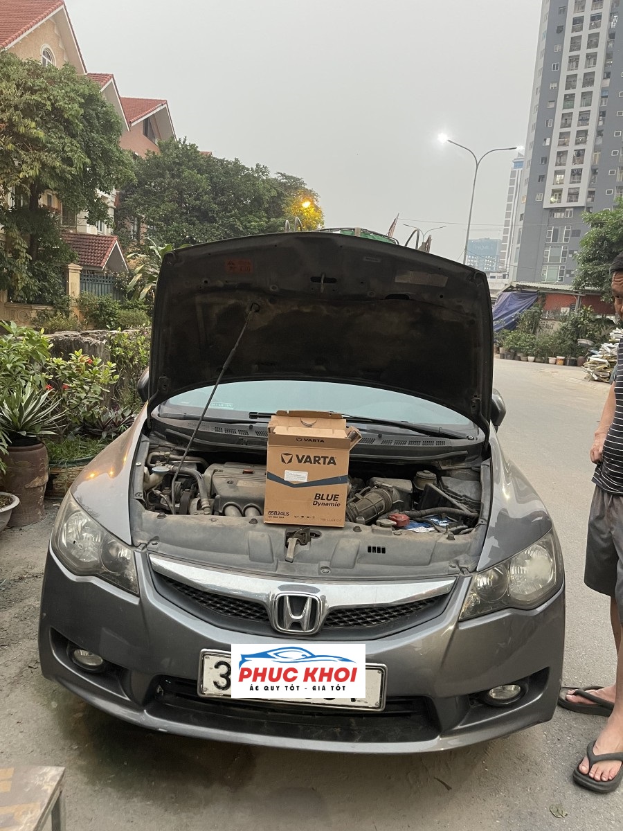 Cứu hộ ắc quy xe Honda Civic ở Từ Sơn, thay tận nơi
