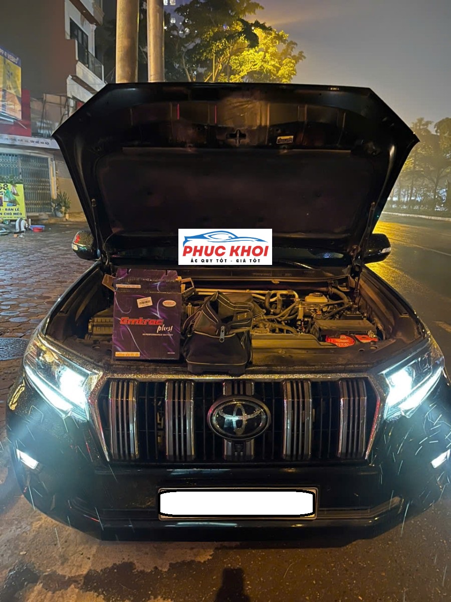Thay ắc quy xe Toyota Prado ở Bắc Ninh 24h