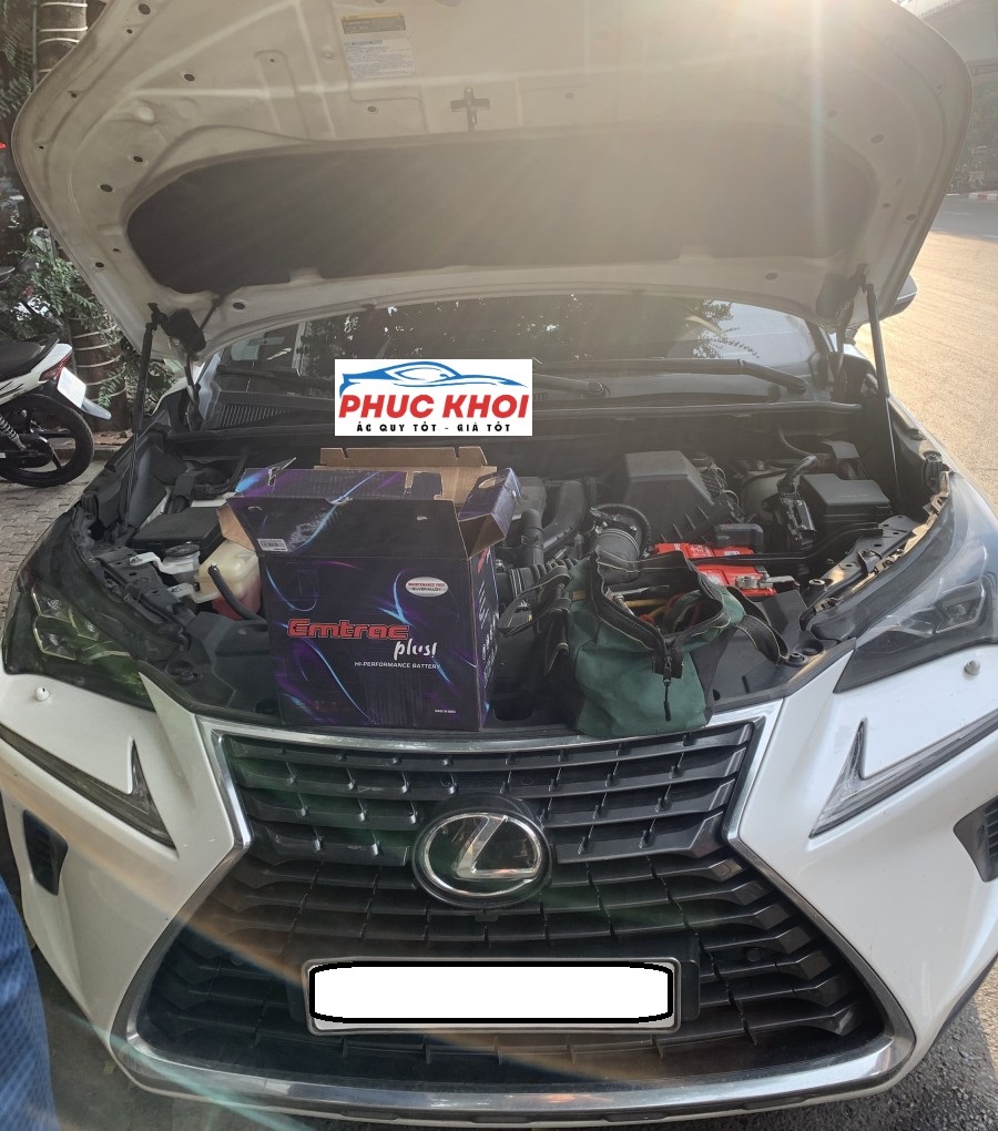 Thay ắc quy xe Lexus NX300 tận nơi ở Bắc Giang