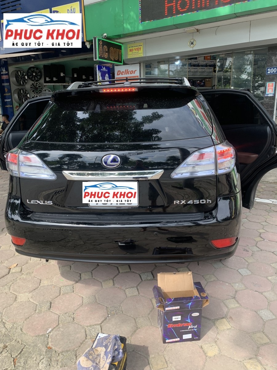 Thay ắc quy xe Lexus RX450 tận nơi ở Bắc Ninh