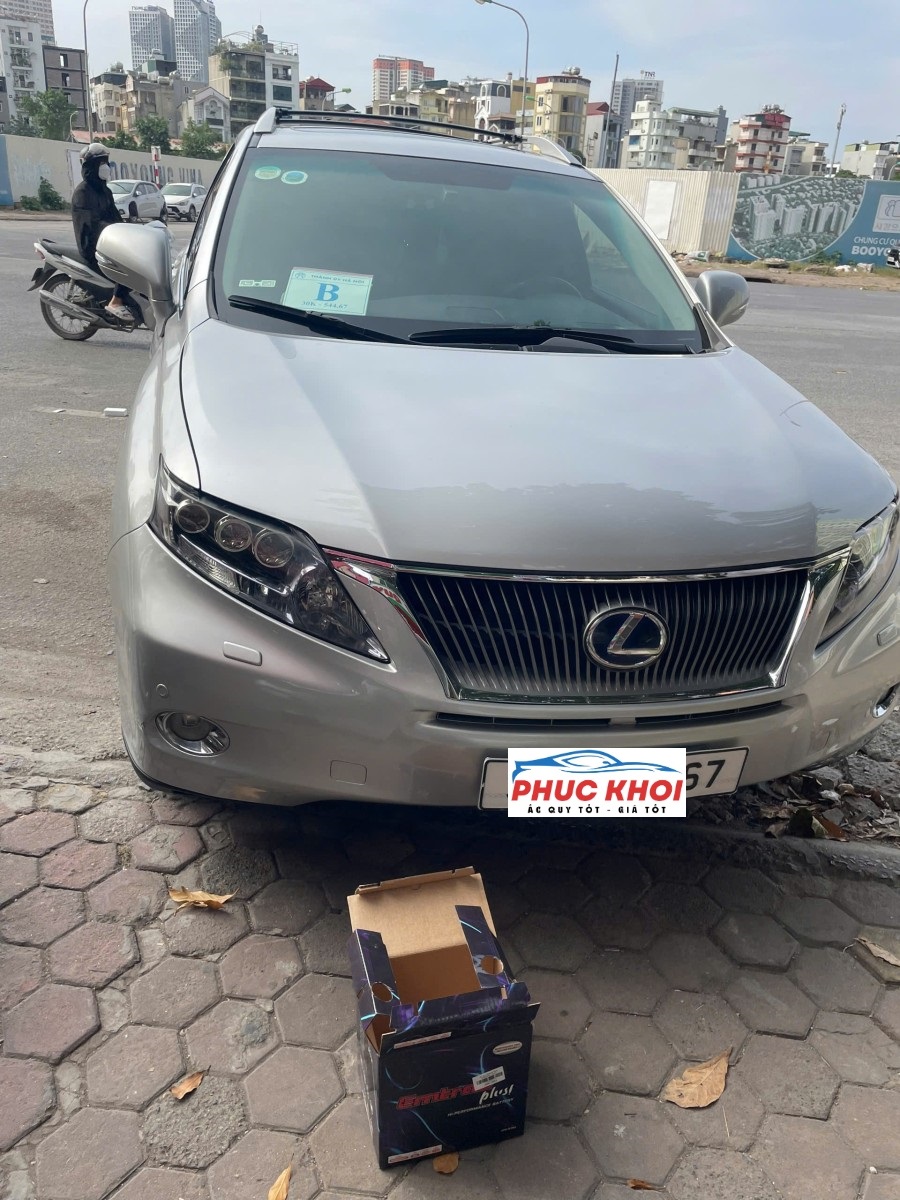Thay ắc quy xe Lexus RX450 tận nơi ở Bắc Giang