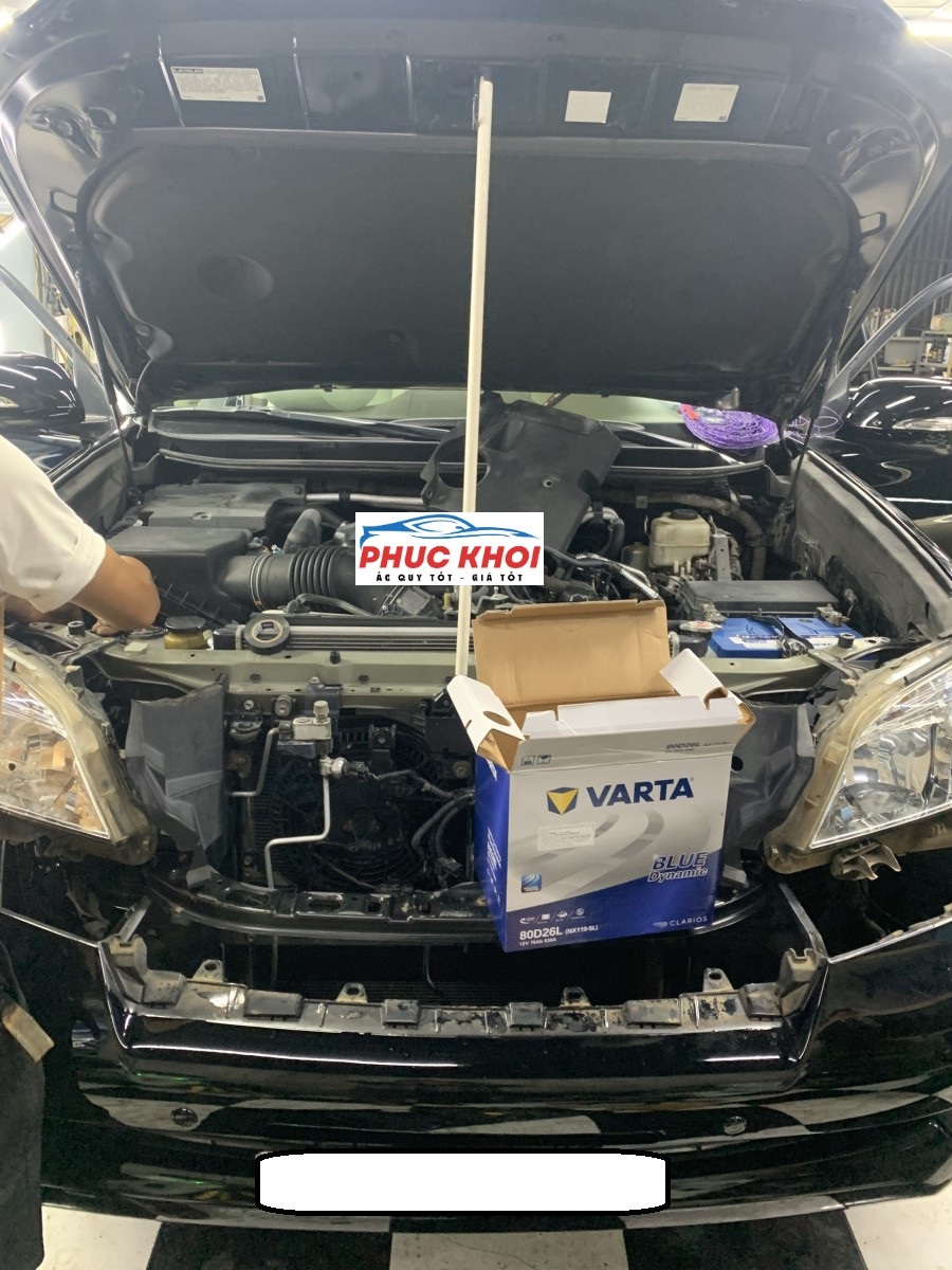 Thay ắc quy xe Lexus GX470 tận nơi ở Bắc Giang