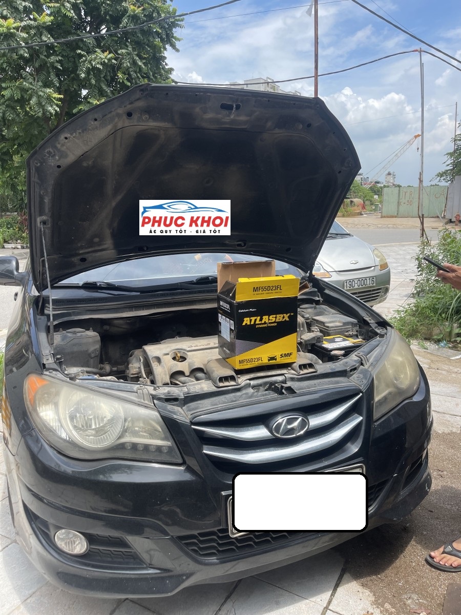 Thay ắc quy xe Hyundai tận nơi 24/7 Bắc Ninh