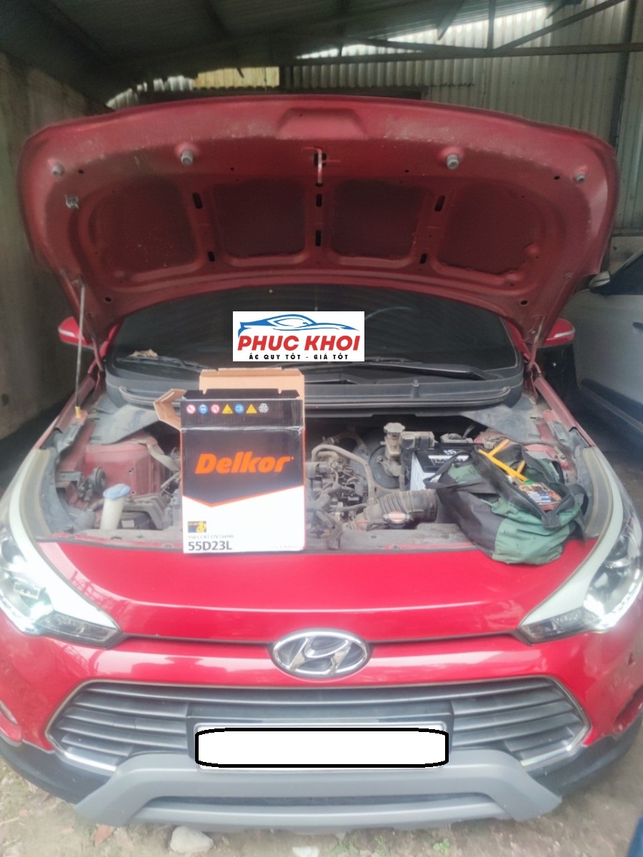 Thay ắc quy xe Hyundai I20 tận nơi Bắc Giang